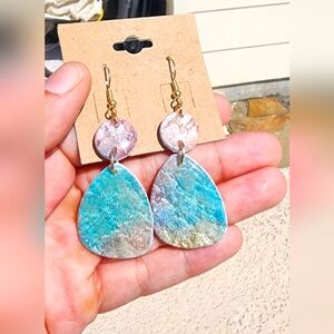 Mermaid (Handmade) Clay Polymer Resin Earrings